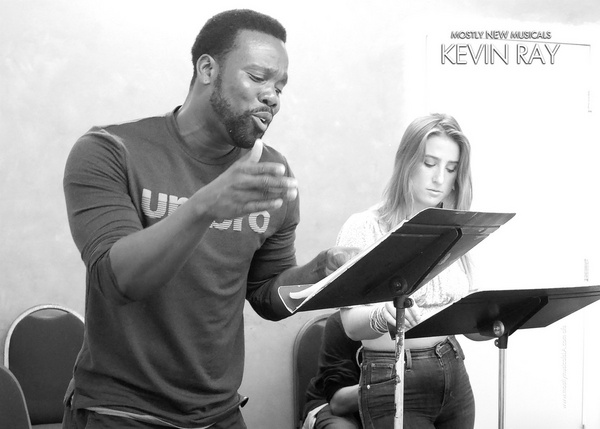 Photo Flash: The Jazzy Cast Of MostlyNEWmusicals: Kevin Ray In Rehearsal Image