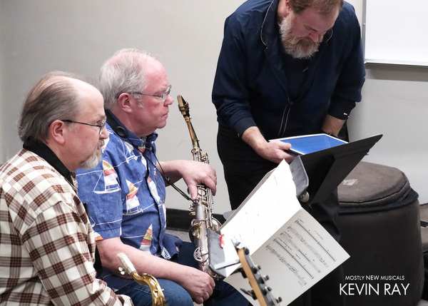 Photo Flash: The Jazzy Cast Of MostlyNEWmusicals: Kevin Ray In Rehearsal Image