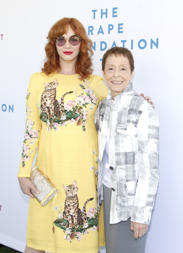 Christina Hendricks and Gail Abarbanel Photo