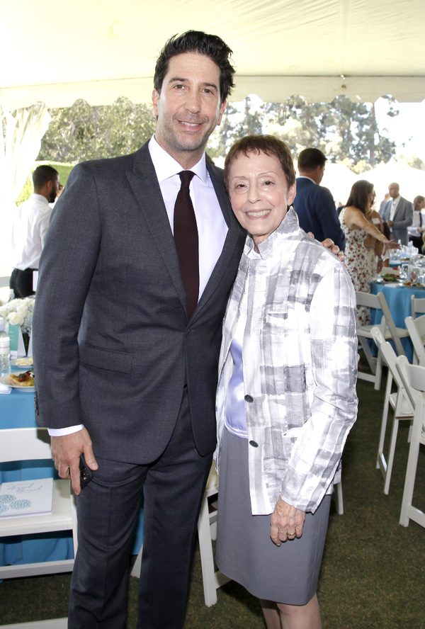 David Schwimmer and Gail Abarbanel  Photo