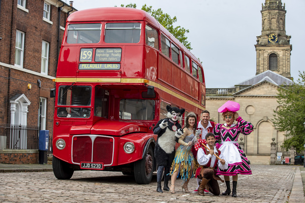 Photo Flash: Wolverhampton's DICK WHITTINGTON Stars Arrive In Town On London Red Bus Image
