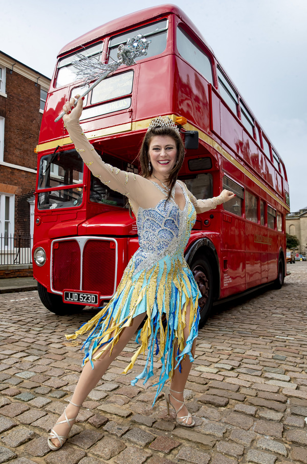 Photo Flash: Wolverhampton's DICK WHITTINGTON Stars Arrive In Town On London Red Bus Image