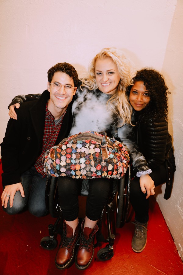 Photo Flash: Darren Criss and Lena Hall Stop By OKLAHOMA! On Broadway Image