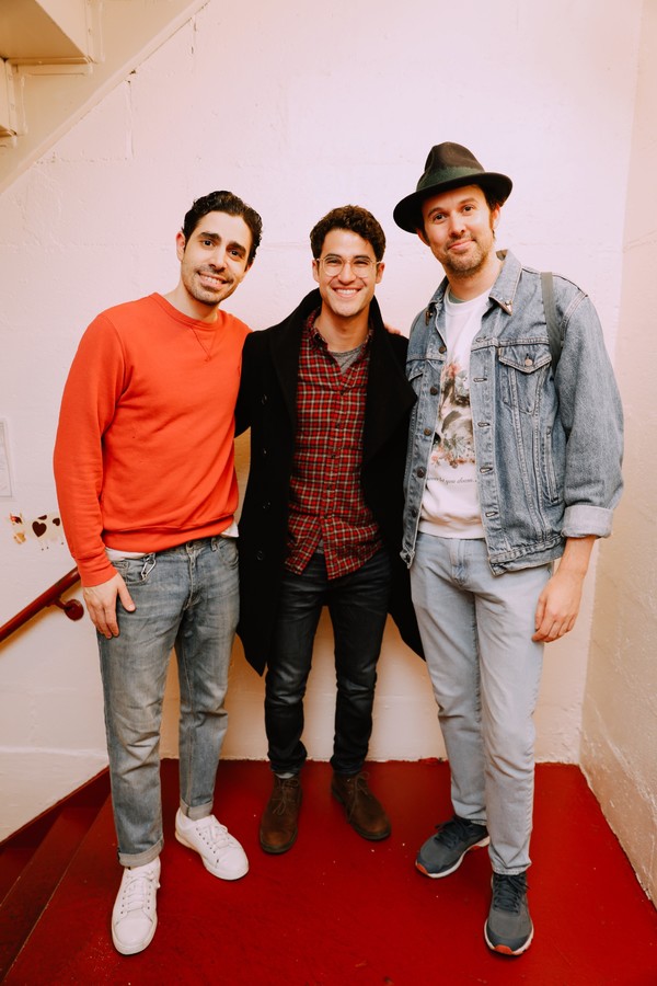 Photo Flash: Darren Criss and Lena Hall Stop By OKLAHOMA! On Broadway Image