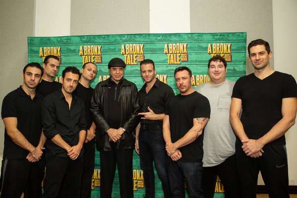 Chazz Palminteri and the cast of A Bronx Tale Photo