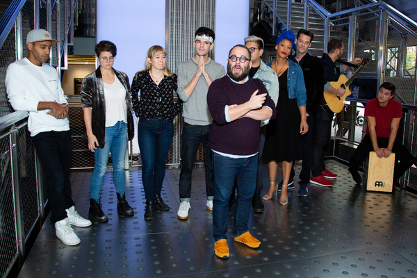 Stephen Brackett and the cast of THE LIGHTNING THIEF Photo