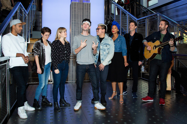Photo Coverage: THE LIGHTNING THIEF Company Poses Atop the Empire State Building! Image