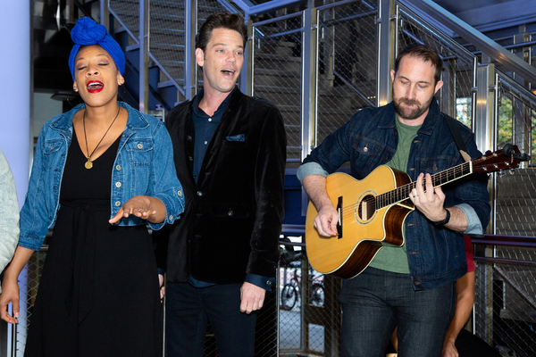 Photo Coverage: THE LIGHTNING THIEF Company Poses Atop the Empire State Building! Image