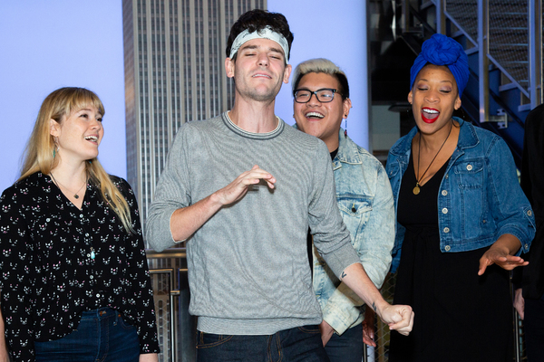 Photo Coverage: THE LIGHTNING THIEF Company Poses Atop the Empire State Building! Image