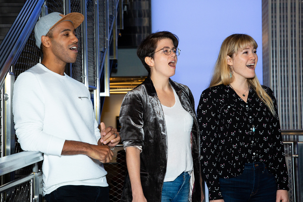 Photo Coverage: THE LIGHTNING THIEF Company Poses Atop the Empire State Building! Image