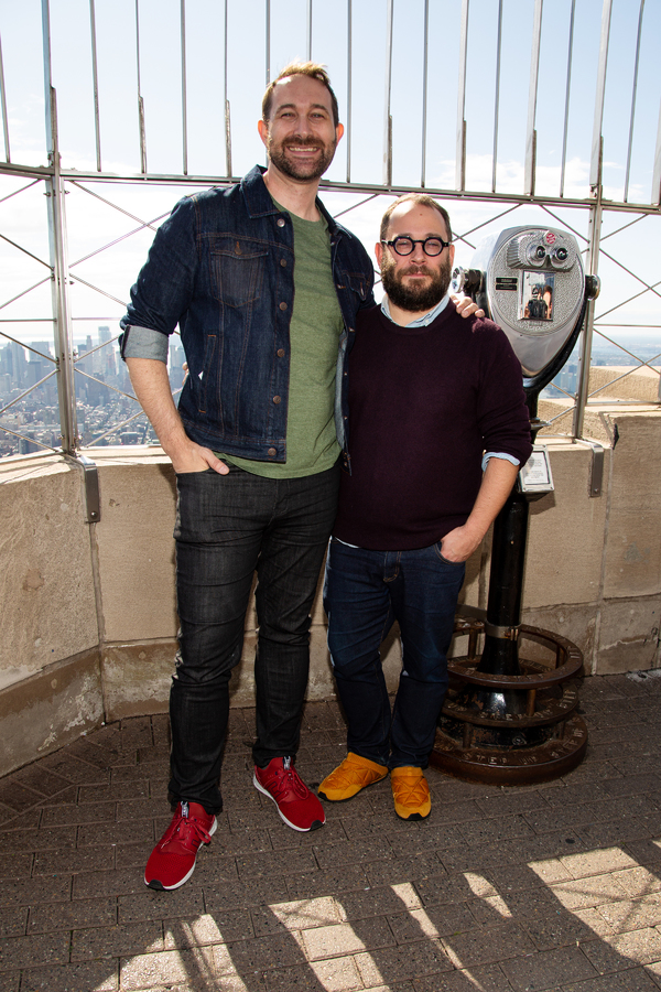 Photo Coverage: THE LIGHTNING THIEF Company Poses Atop the Empire State Building! Image