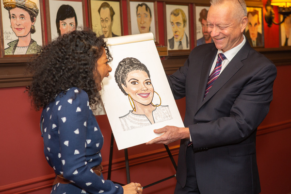 Rebecca Naomi Jones Receives Sardi's Portrait Photo