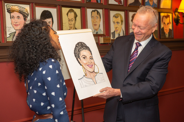 Rebecca Naomi Jones Receives Sardi's Portrait Photo