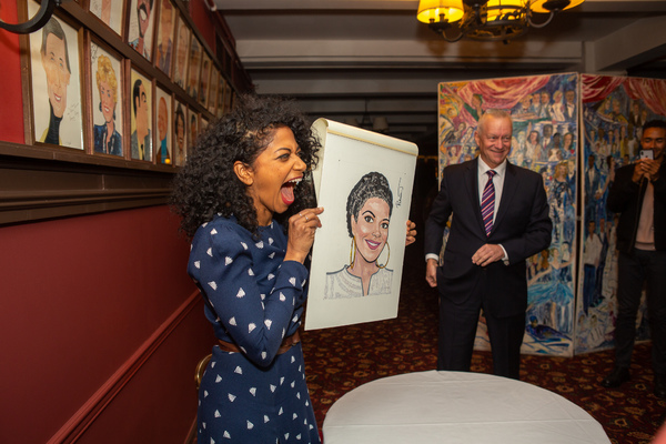 Photo Coverage: Rebecca Naomi Jones Receives Portrait at Sardi's Image