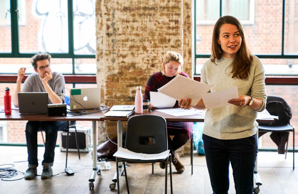 Photo Flash: Inside Rehearsal For BERYL at Arcola Theatre  Image