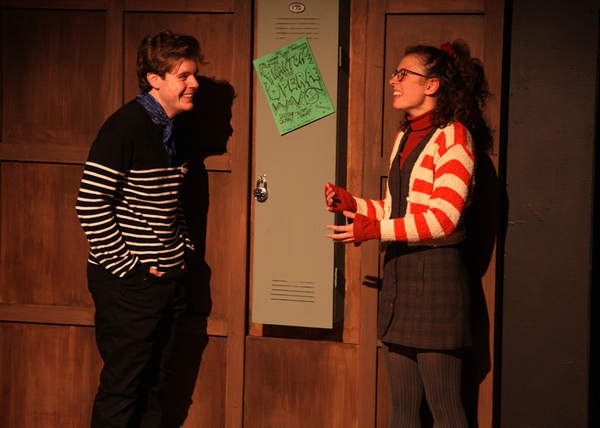 Christopher Diem as Brian and Emily Abeles as Brooke Photo