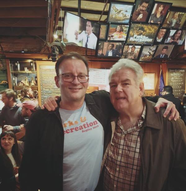 Photo Flash: Actor Jim O'Heir Visits PARKS AND RECREATION Pop-Up at Replay Lincoln Park Image