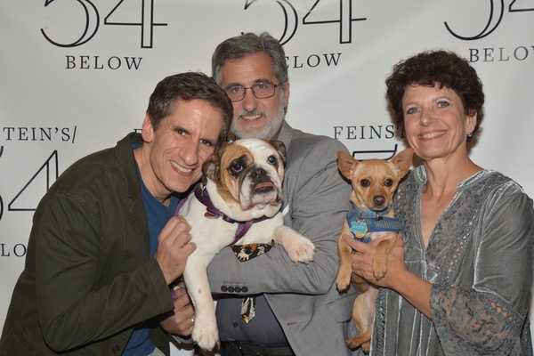 Seth Rudetsky, Bill Berloni and Dorothy Berloni with Myrtle and Little Ricky Photo