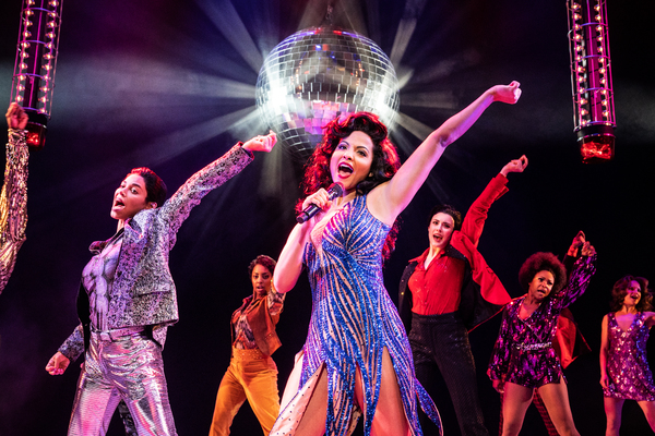 Alex Hairston (Disco Donna) and the Company of SUMMER  Photo