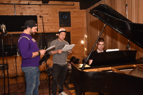 BWW Exclusive: Christopher Fitzgerald and WAITRESS Cast Keep a Secret for 'Carols For A Cure' Image