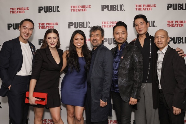 John Yi, Emily Trumble, Emily Stillings, David Henry Hwang, Billy Bustamante, and Aus Photo