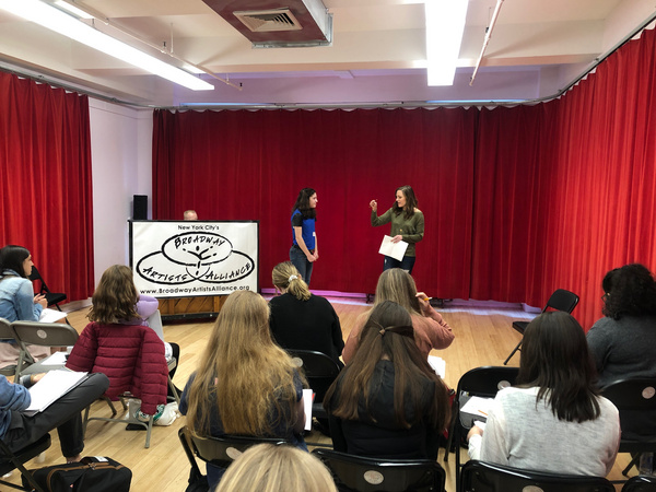 Photo Flash: Laura Osnes Teaches at One Day Master Class With Broadway Artists Alliance  Image