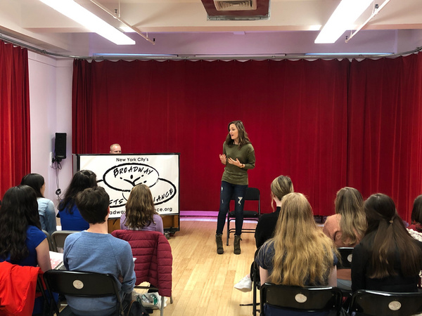 Photo Flash: Laura Osnes Teaches at One Day Master Class With Broadway Artists Alliance 