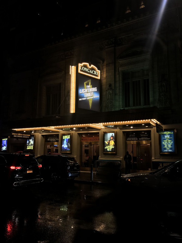 NEW YORK, NY - OCTOBER 16: Signage at the opening night of the new musical based on t Photo