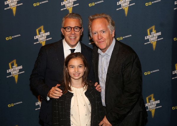 NEW YORK, NY - OCTOBER 16: Russell Granet, David Beach and daughter pose at the openi Photo