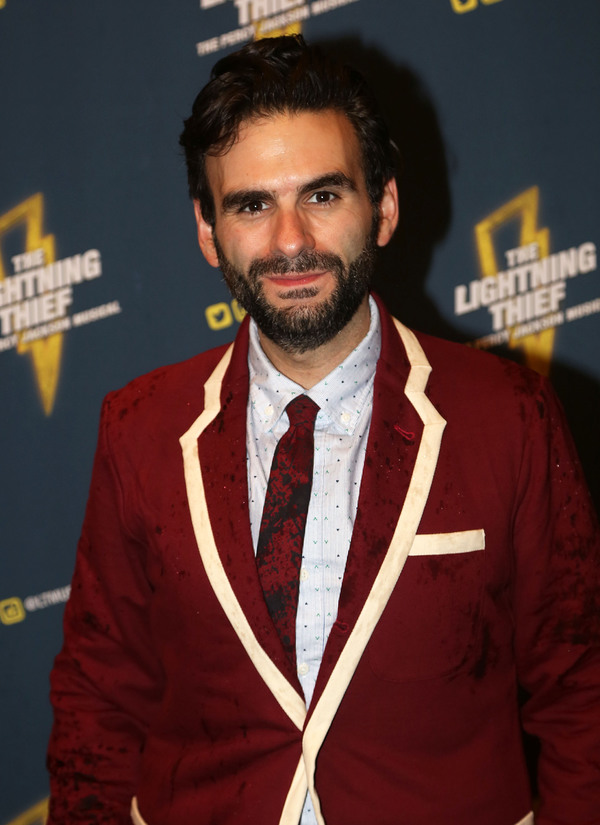 NEW YORK, NY - OCTOBER 16: Joe Iconis poses at the opening night of the new musical b Photo