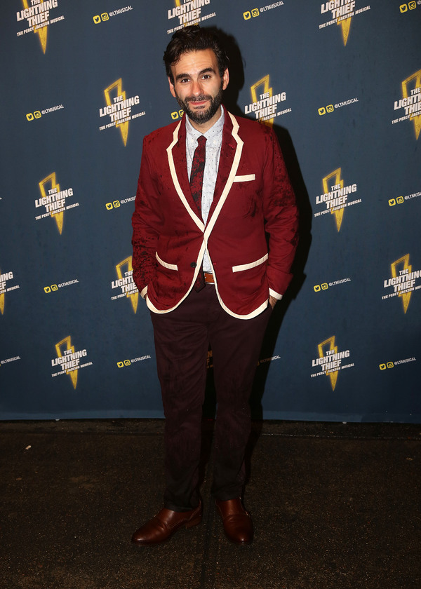NEW YORK, NY - OCTOBER 16: Joe Iconis poses at the opening night of the new musical b Photo