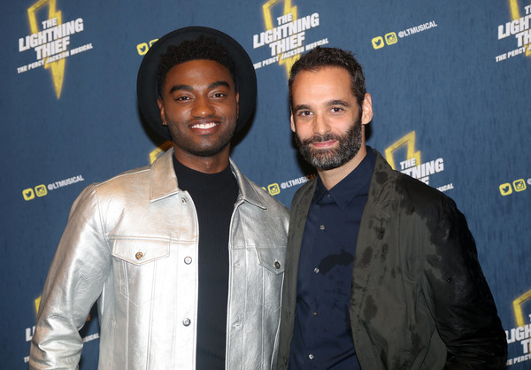 NEW YORK, NY - OCTOBER 16: Jelani Alladin and Jonathan Raviv pose at the opening nigh Photo