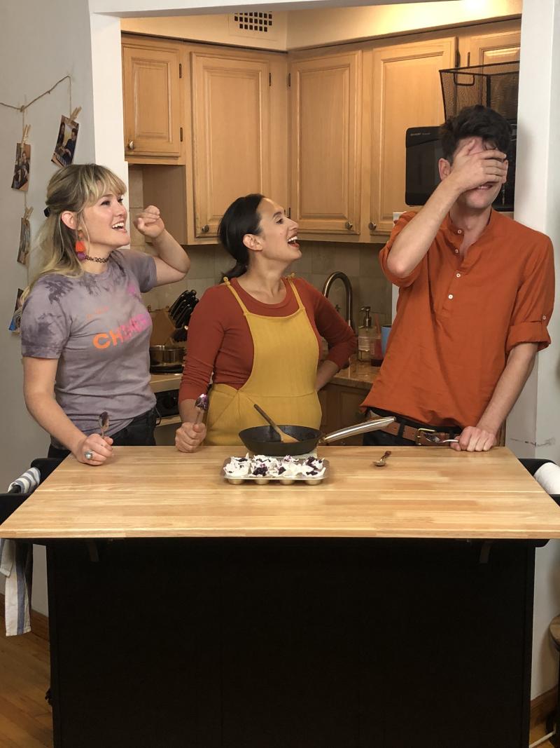 Backstage Bite with Katie Lynch: THE LIGHTNING THIEF's Chris McCarrell & Kristin Stokes Get Cookin' Image