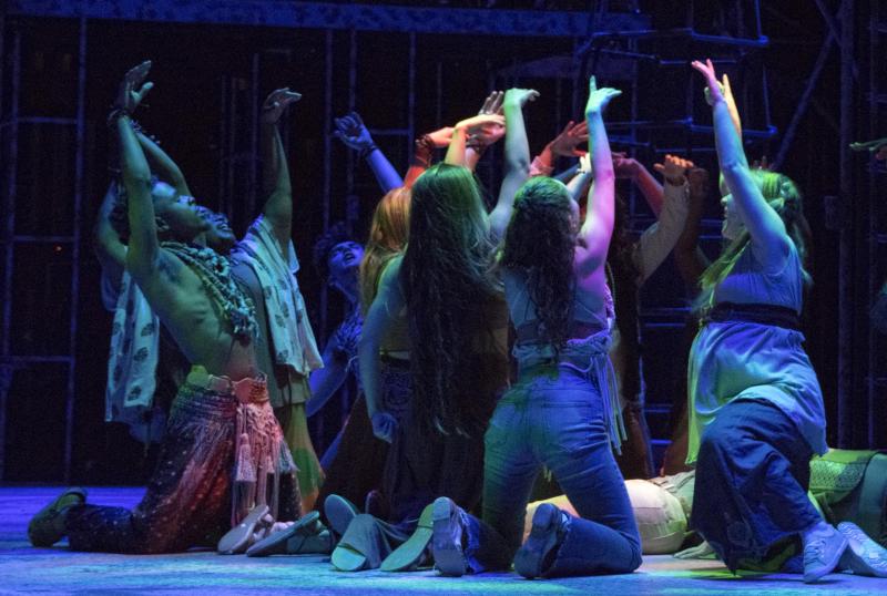 Review: Peace, Love, and the Sun Shines in Theatre UAB's HAIR: THE AMERICAN TRIBAL LOVE-ROCK MUSICAL at Alys Stephens Center. Image