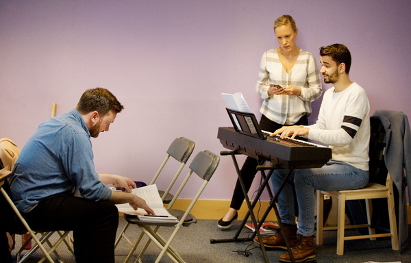 Photo Flash: Gemma Maclean And Ben Morris In Rehearsal For I DO! I DO! Image