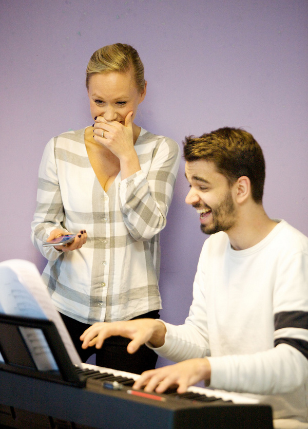 Photo Flash: Gemma Maclean And Ben Morris In Rehearsal For I DO! I DO! 