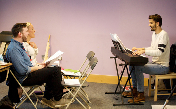 Photo Flash: Gemma Maclean And Ben Morris In Rehearsal For I DO! I DO! Image