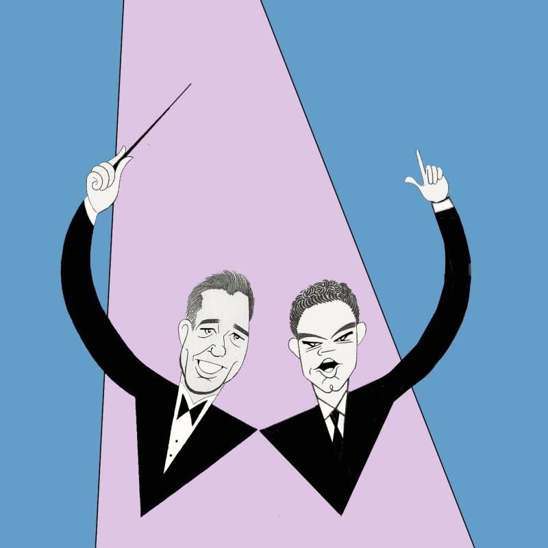 BWW Exclusive: Ken Fallin Draws the Stage - The New York Pops Image