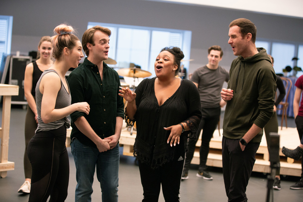 Photo Flash: In Rehearsal with the Tour Cast of BANDSTAND Image