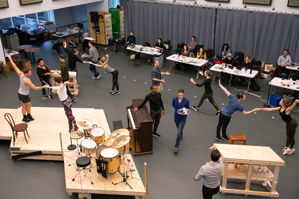 Photo Flash: In Rehearsal with the Tour Cast of BANDSTAND Image
