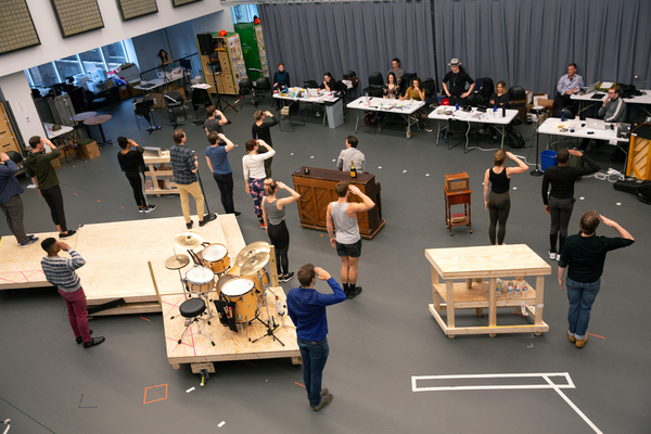 Photo Flash: In Rehearsal with the Tour Cast of BANDSTAND 