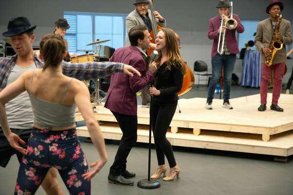 Photo Flash: In Rehearsal with the Tour Cast of BANDSTAND 