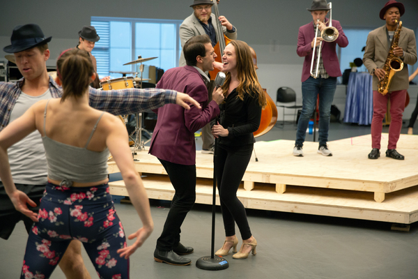Photo Flash: In Rehearsal with the Tour Cast of BANDSTAND Image