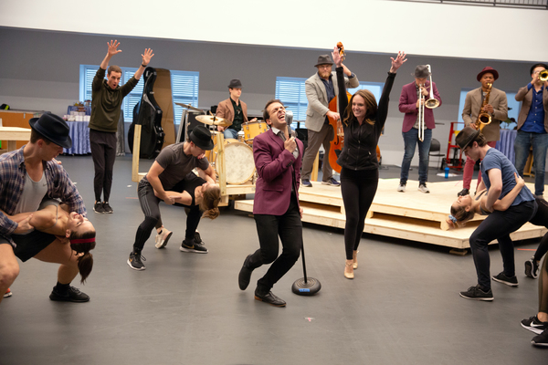 Photo Flash: In Rehearsal with the Tour Cast of BANDSTAND Image