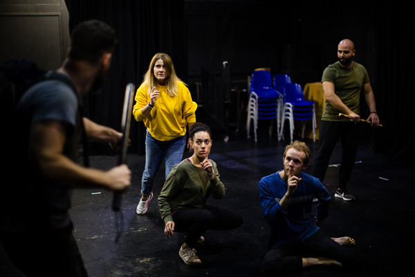 Photo Flash: In Rehearsal With The Shakespeare Project: MACBETH 