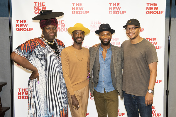 Photo Flash: Inside First Rehearsal For The New Group's ONE IN TWO Image