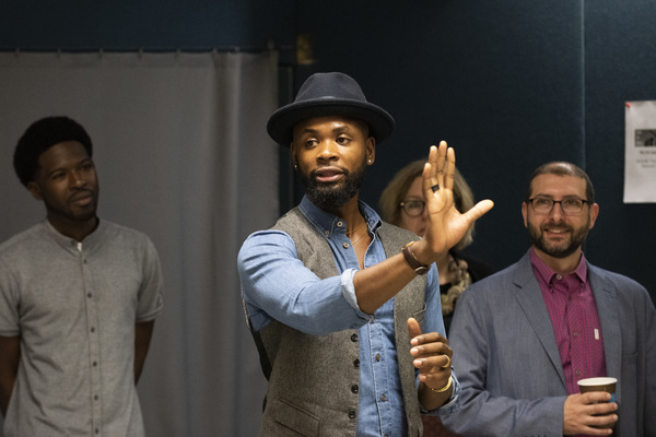 Photo Flash: Inside First Rehearsal For The New Group's ONE IN TWO Image