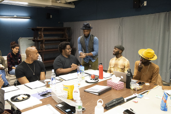 Photo Flash: Inside First Rehearsal For The New Group's ONE IN TWO Image