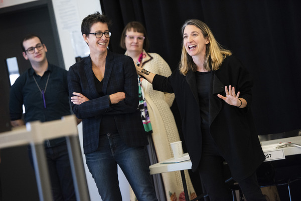 Photo Flash: In Rehearsal with THE HALF-LIFE OF MARIE CURIE Image