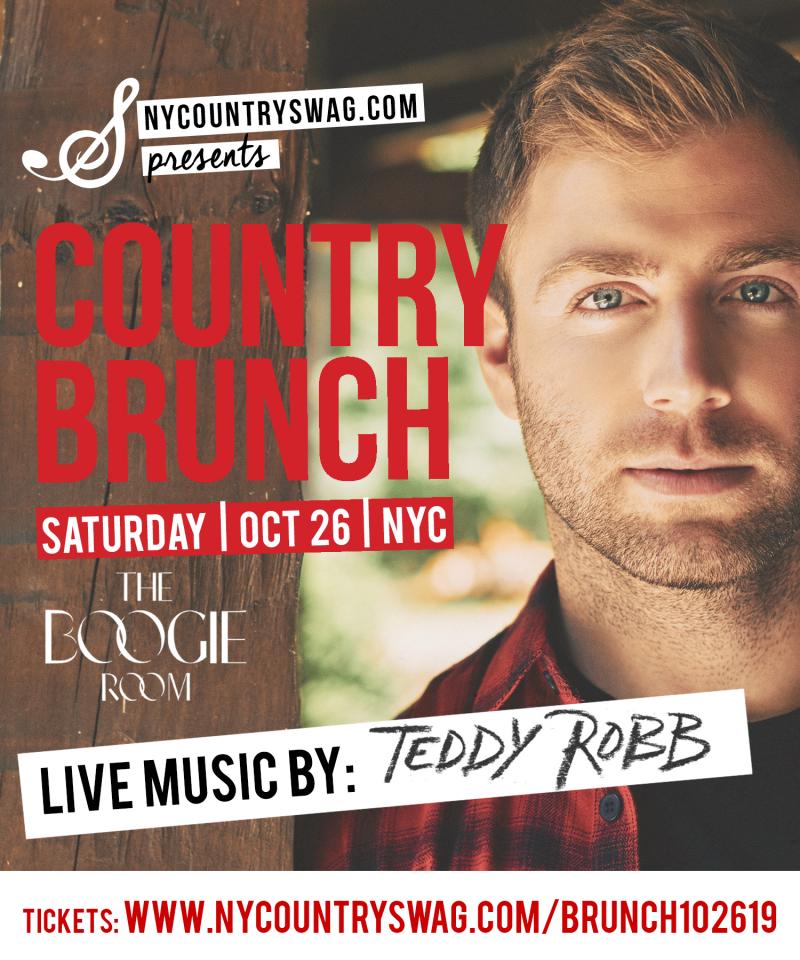 NY COUNTRY SWAG has Saturday Brunch Event 10/26 at The Boogie Room in NYC 
